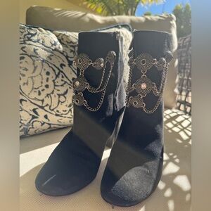 The Kooples Black Suede Boots